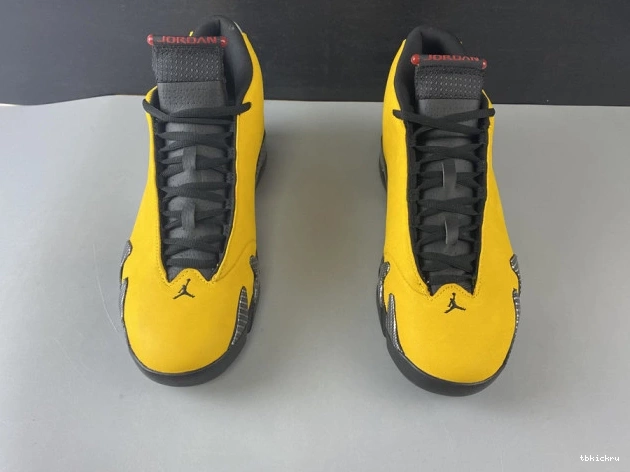 Cheap TBK UNIVERSITY 14 BQ3685-706 GOLD AIR JORDAN RETRO 0804